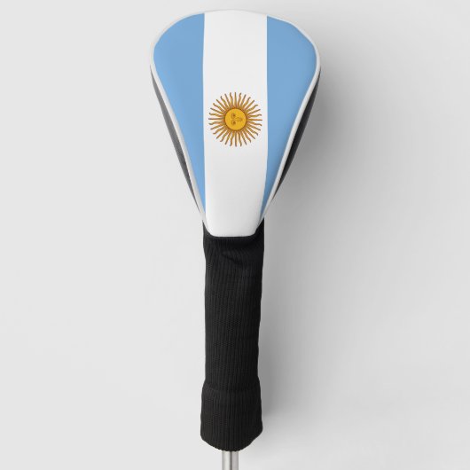 Argentijnse vlag golfheadcover (Voorkant)