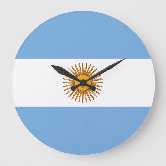 Argentijnse vlag grote klok (Voorkant)
