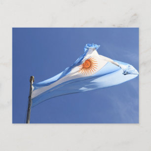Argentijnse vlag in Briefkaart