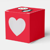 Argentijnse vlag in gesprek met mevrouw Penguin Bedankdoosjes (Voorkant Zijde)