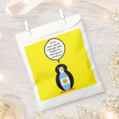 Argentijnse vlag in gesprek met mevrouw Penguin Bedankzakje (Geknipt)