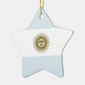 Argentijnse vlag keramisch ornament (Links)