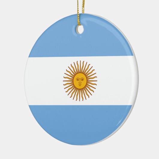 Argentijnse vlag keramisch ornament (Links)