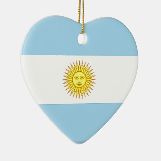 Argentijnse vlag keramisch ornament (Rechts)