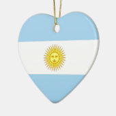 Argentijnse vlag keramisch ornament (Links)