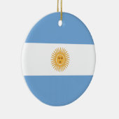 Argentijnse vlag keramisch ornament (Rechts)