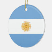 Argentijnse vlag keramisch ornament (Links)