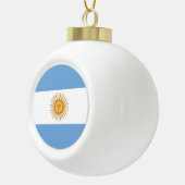 Argentijnse vlag keramische bal ornament (Rechts)