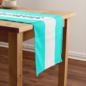 Argentijnse vlag korte tafelloper (Voorbeeld)