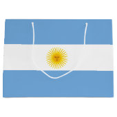 Argentijnse vlag large cadeautasje (Voorkant)