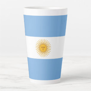 Argentijnse vlag latte mok
