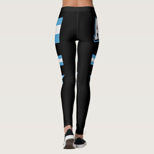 Argentijnse vlag leggings (Achterkant)
