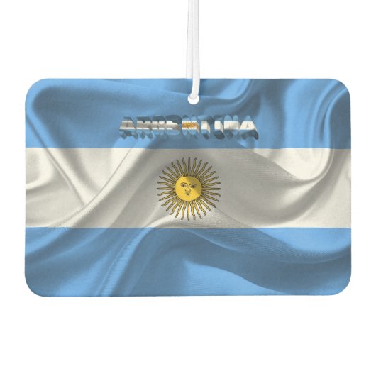 argentijnse vlag luchtverfrisser (Voorkant)