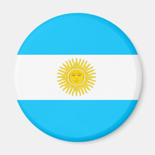 Argentijnse vlag magneet (Voorkant)