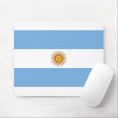 Argentijnse vlag muismat (Met muis)