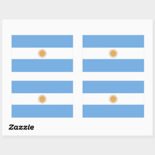 Argentijnse Vlag Patriottisch Rechthoekige Sticker