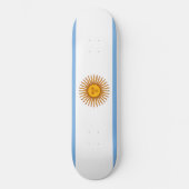 Argentijnse vlag persoonlijk skateboard (Voorkant)