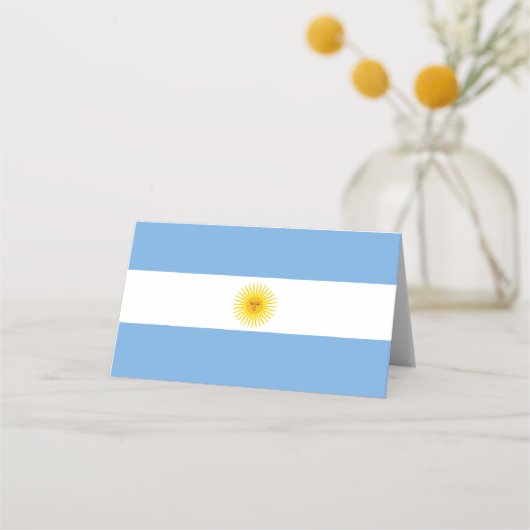Argentijnse vlag plaatskaartje (Voorkant)
