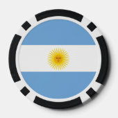Argentijnse vlag pokerchips (Achterkant)