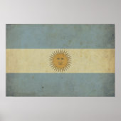  Argentijnse vlag Poster (Voorkant)
