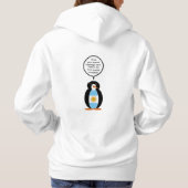 Argentijnse Vlag Praten Ms Penguin Gepersonaliseer Hoodie (Achterkant)