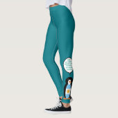 Argentijnse Vlag Praten Ms Penguin Gepersonaliseer Leggings (Links)