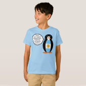 Argentijnse Vlag Praten Ms Penguin Gepersonaliseer T-shirt (Voorkant volledig)