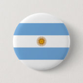 Argentijnse vlag ronde button 5,7 cm (Voorkant)