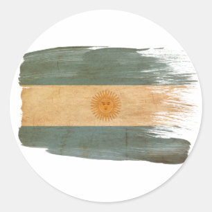 Argentijnse vlag ronde sticker