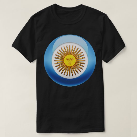 Argentijnse vlag Roundel T-shirt (Design voorkant)