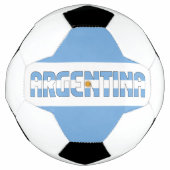 Argentijnse vlag Schattig patriottisch Voetbal (Voorkant)