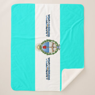 Argentijnse vlag sherpa deken
