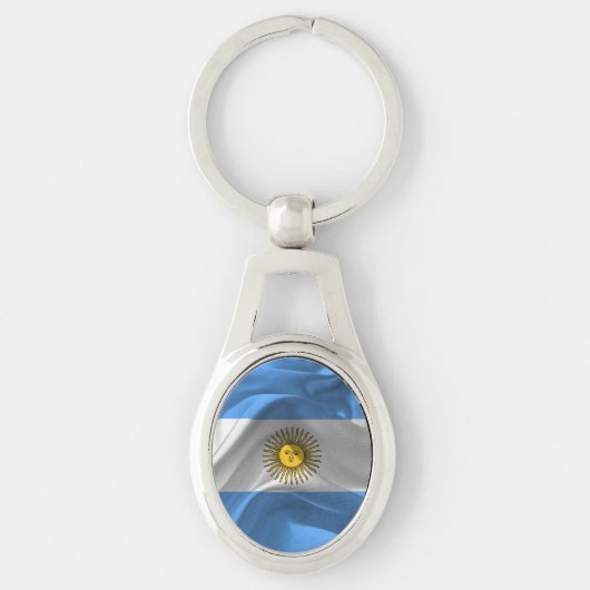Argentijnse vlag sleutelhanger (Voorkant)