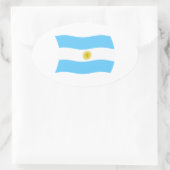Argentijnse Vlag Sticker (Tas)