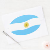 Argentijnse Vlag Sticker (Envelop)
