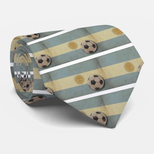  Argentijnse vlag Stropdas (Opgerold)