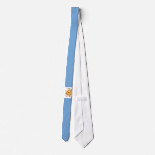 Argentijnse vlag stropdas (Achterkant)