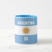 Argentijnse vlag Sun of May - Favoriet Player Numb Mok (Midden)