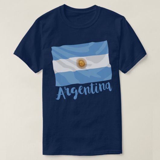 Argentijnse vlag T-Shirt (Design voorkant)
