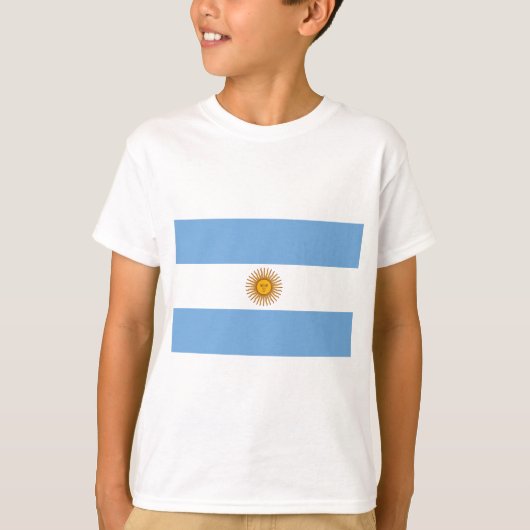 Argentijnse vlag t-shirt (Voorkant)