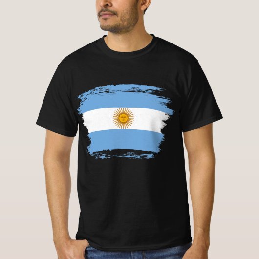 Argentijnse vlag t-shirt (Voorkant)
