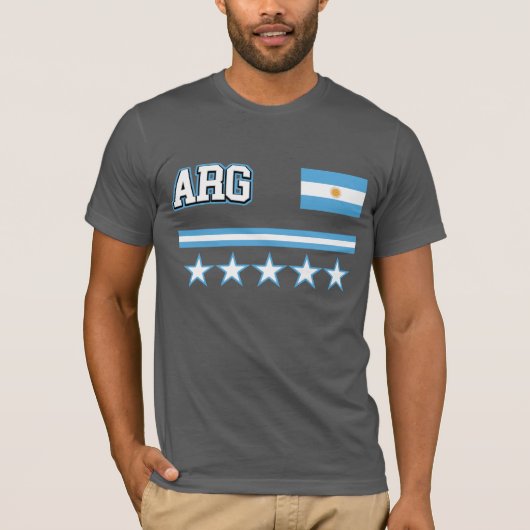 Argentijnse vlag t-shirt (Voorkant)