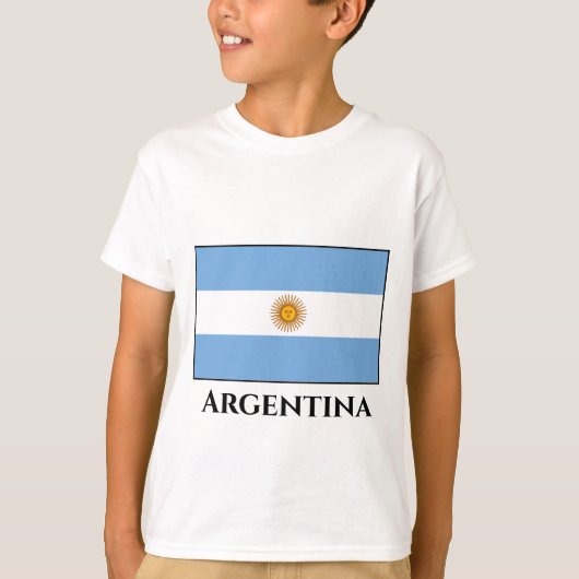 Argentijnse vlag t-shirt (Voorkant)