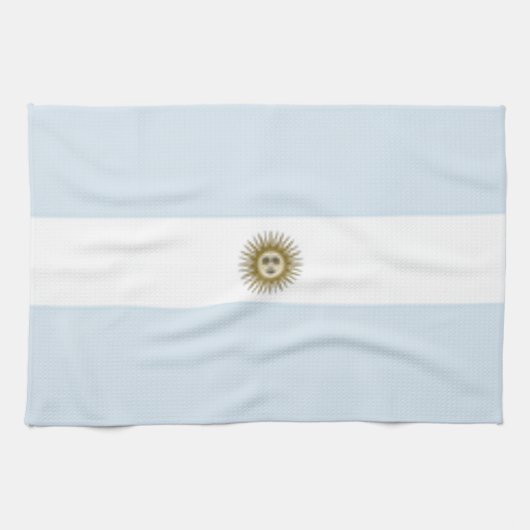 Argentijnse vlag theedoek (Horizontaal)