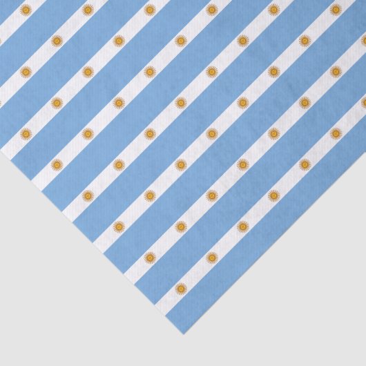 Argentijnse vlag tissuepapier (Detail)