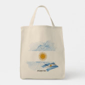 Argentijnse vlag tote bag (Achterkant)