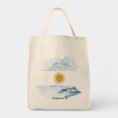 Argentijnse vlag tote bag (Voorkant)