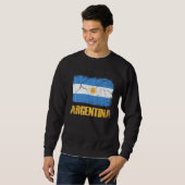 Argentijnse vlag van Argentinië vlag Trui (Voorkant volledig)