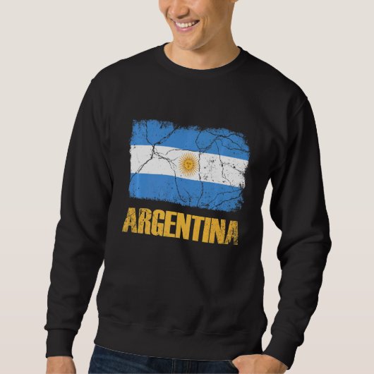 Argentijnse vlag van Argentinië vlag Trui (Voorkant)