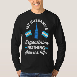 Argentijnse vlag van mijn man is niets Sc T-shirt